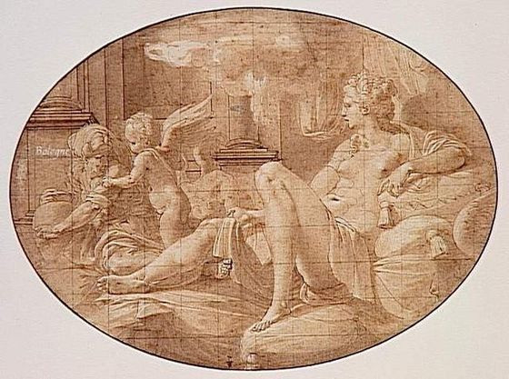 Danae e la pioggia d’oro del Primaticcio
