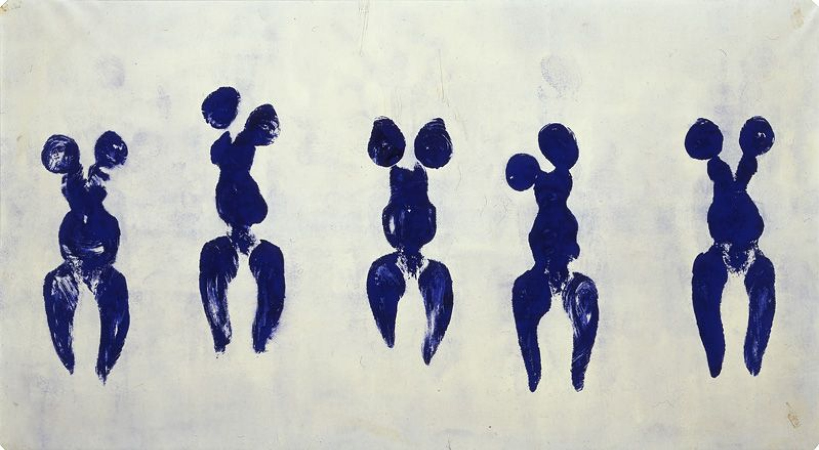 Antropometria periodo blu di Yves Klein