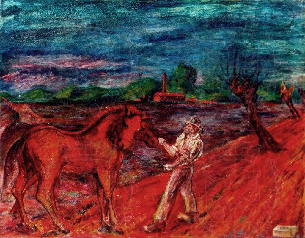 Il campo arato di Aligi Sassu