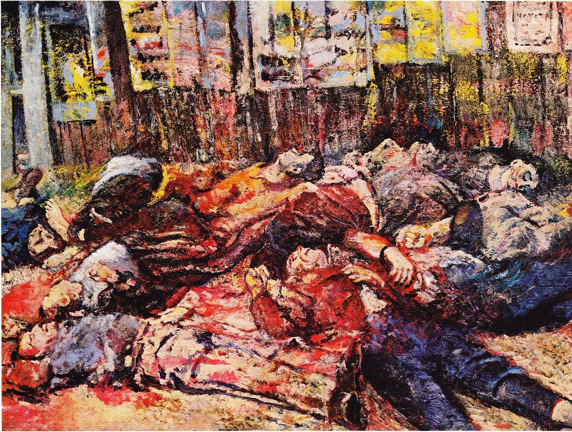 I martiri di piazzale Loreto di Aligi Sassu