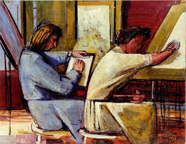 Allieve di pittura di Bepi Galletti