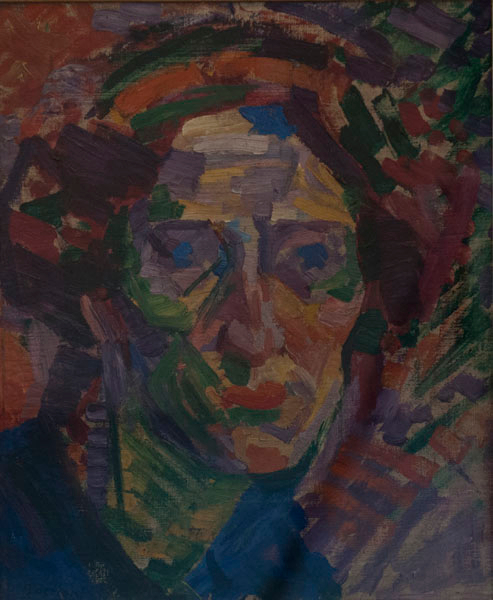 Testa femminile. Ritratto della signora Casanova di Umberto Boccioni