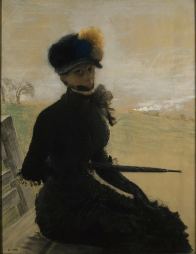 La femme aux pompons di Giuseppe De Nittis