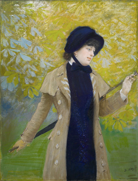 La signora con l'Ulster di Giuseppe De Nittis