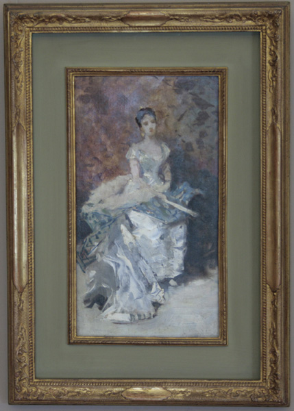 Studio per il ritratto della signora Maglione di Domenico Morelli