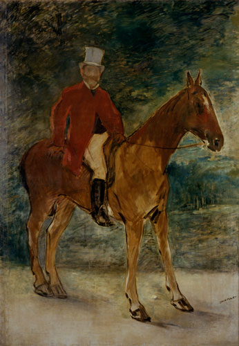 Il signor Arnaud a cavallo di Edouard Manet