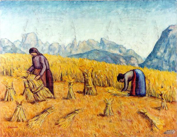 Il raccolto dell'orzo di Fiorenzo Tomea