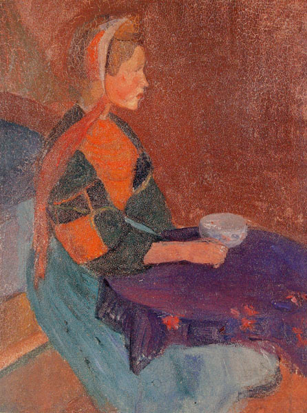 Contadina bretone di Gino Rossi