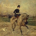 L'amazzone (Alice Regnault a cavallo) di Giovanni Boldini