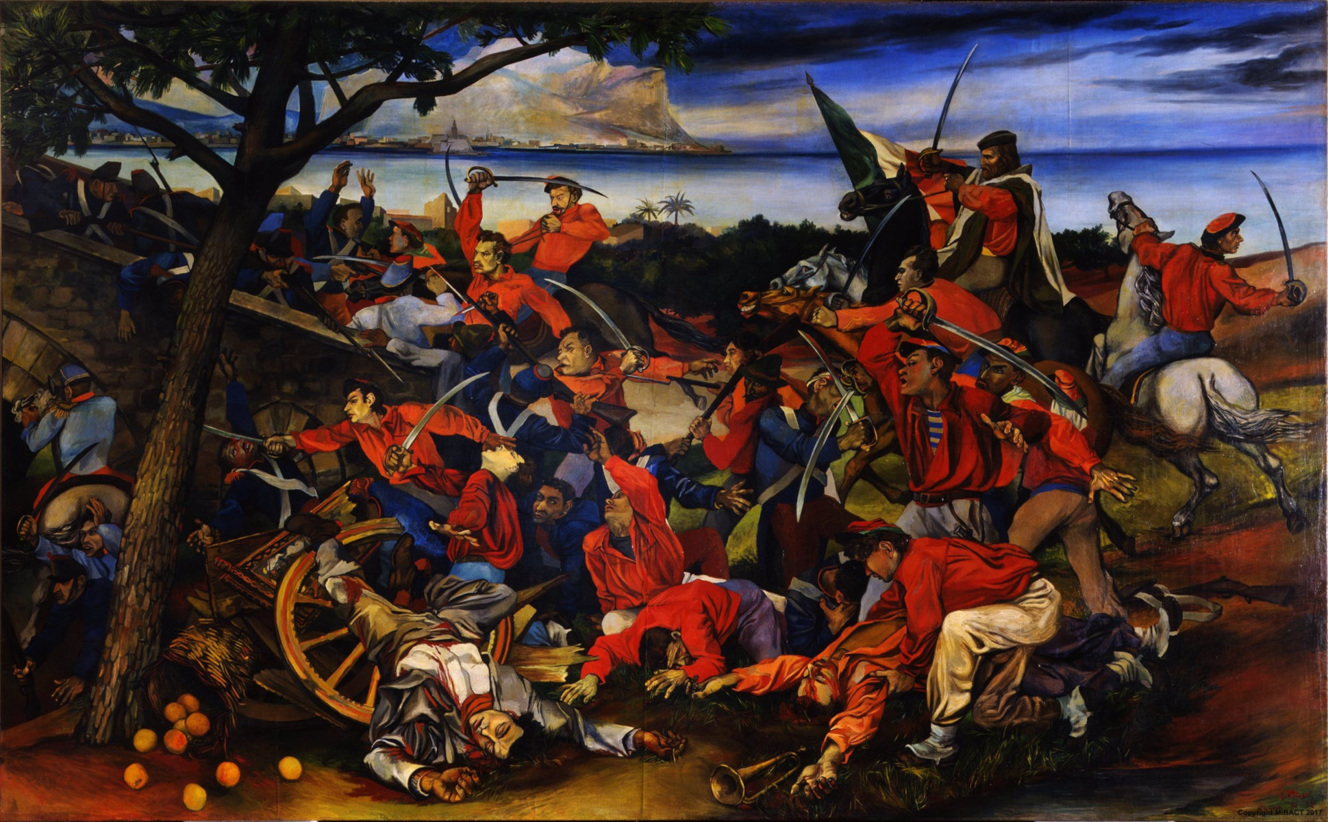 Battaglia di Ponte dell'Ammiraglio di Renato Guttuso
