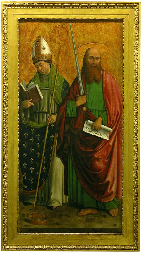 San Paolo e San Luigi vescovo di Tolosa di Giovanni Giacomo De Alladio detto Macrino d'Alba
