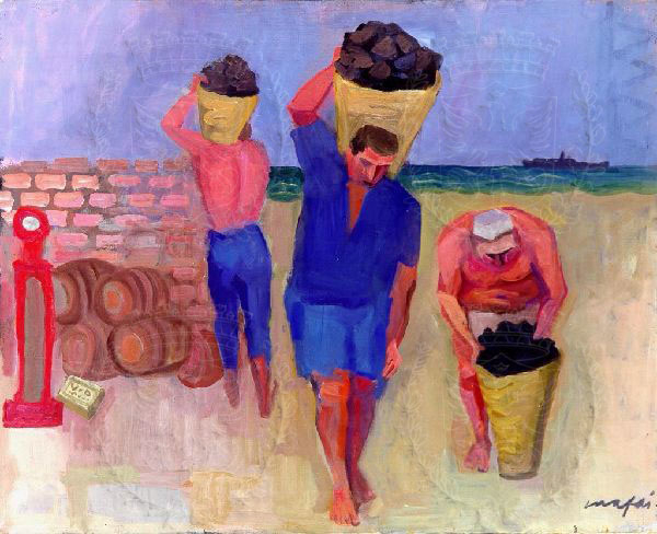 Gli scaricatori di carbone di Mario Mafai