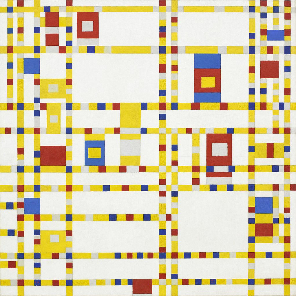 Broadway Boogie Woogie di Piet Mondrian