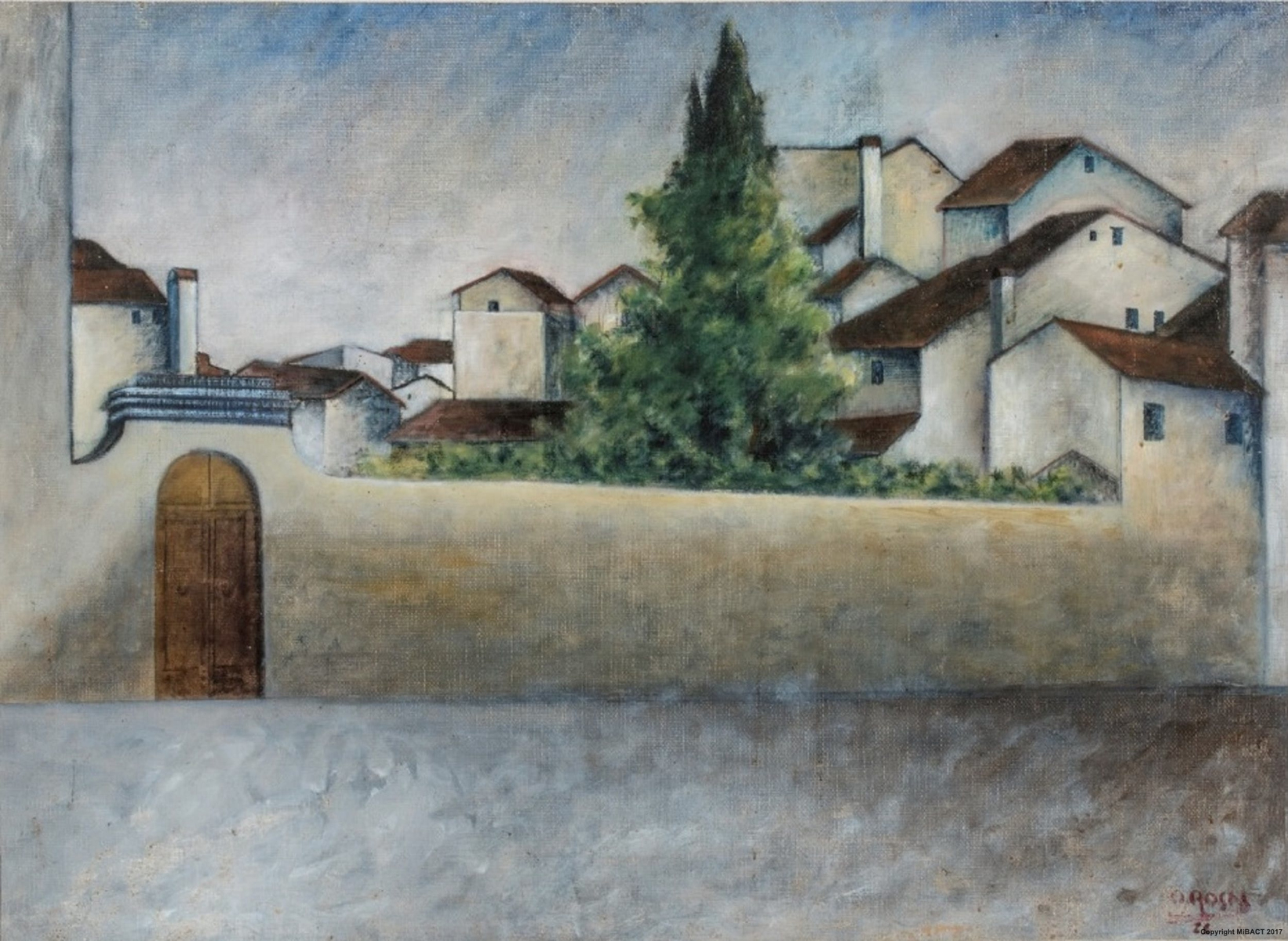 Piazza del Carmine di Ottone Rosai
