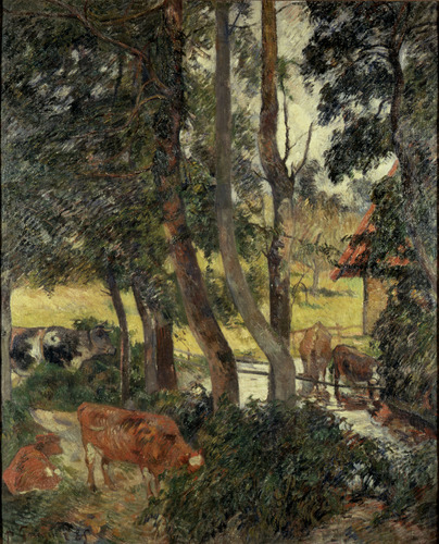 Paesaggio in Bretagna di Paul Gauguin