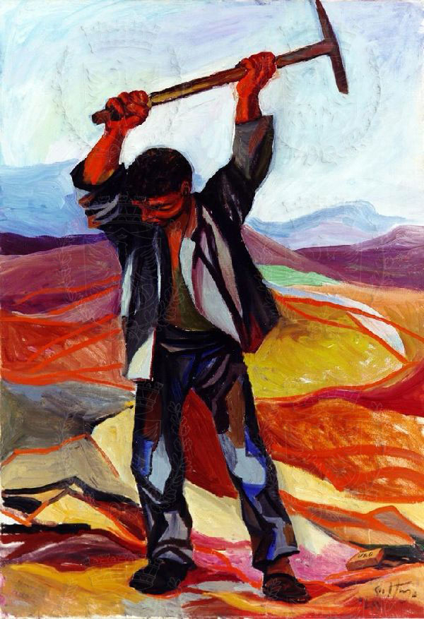 Bracciante siciliano di Renato Guttuso
