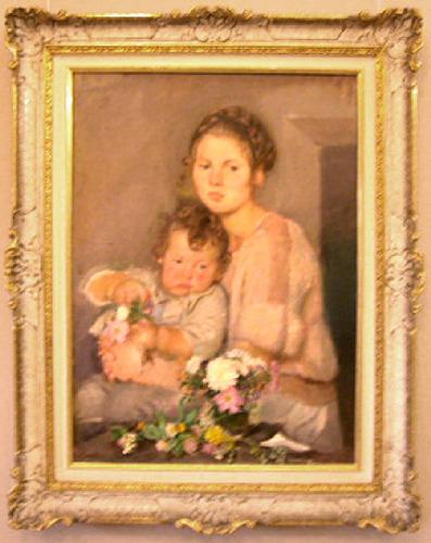Bambini e Fiori (o Anna e Lillo coi fiori) di Armando Spadini