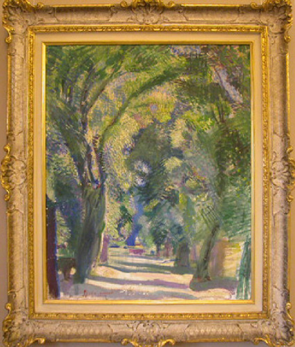 Viale a Villa Borghese di Armando Spadini