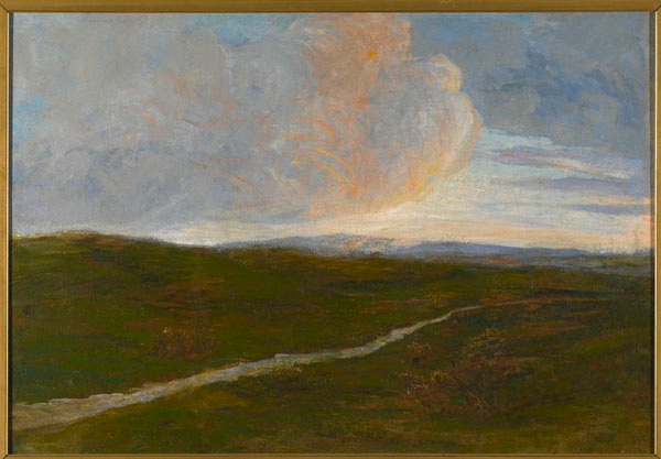 Tramonto a Pusiano di Giovanni Segantini