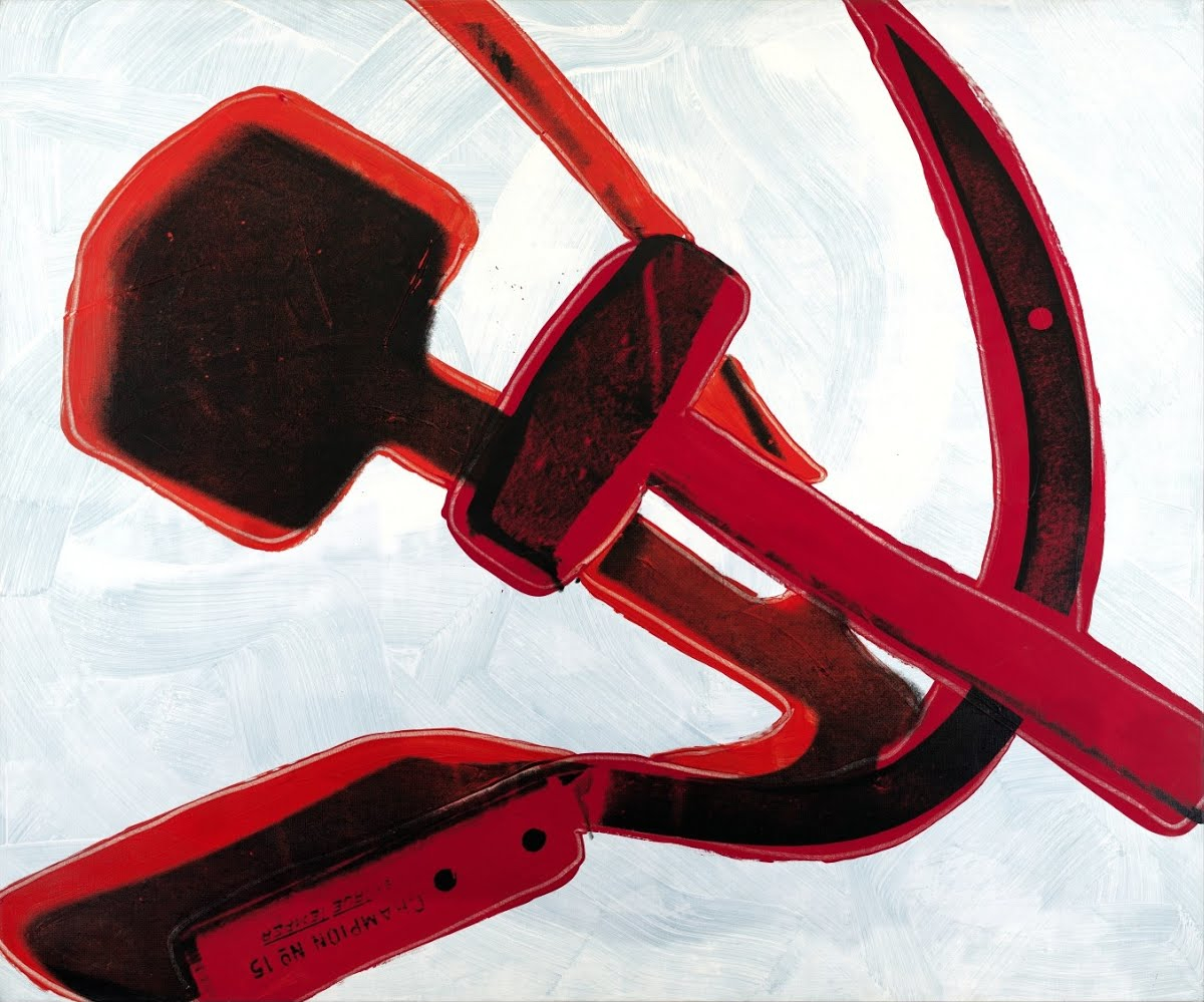 Hammer and sickle di Andy Warhol