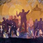 Aaron Douglas, Aspects of Negro Life: From Slavery Through Reconstruction. New York Public Library