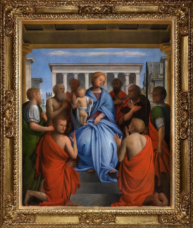 Madonna col Bambino e otto santi di Bartolomeo Suardi detto il Bramantino