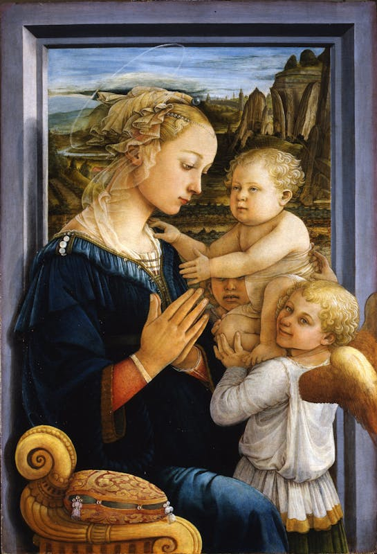 Madonna col Bambino e due angeli di Filippo Lippi