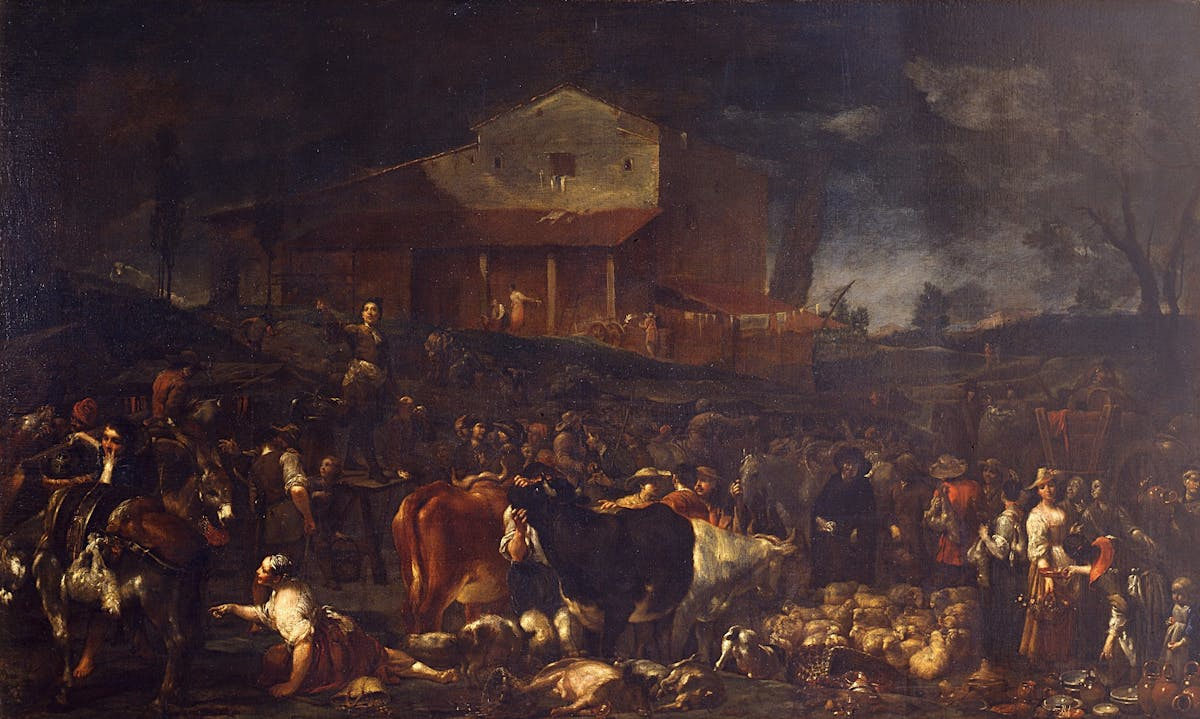 La fiera di Poggio a Caiano, ovvero La Burla dello Scema di Giuseppe Maria Crespi