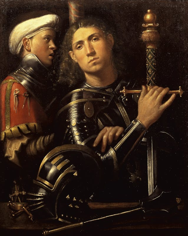 Ritratto di guerriero con scudiero detto Gattamelata di Giorgione