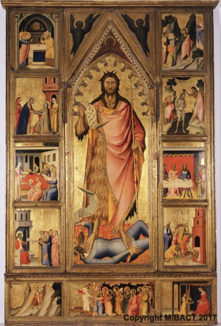 San Giovanni Battista e storie della sua vita di Giovanni del Biondo