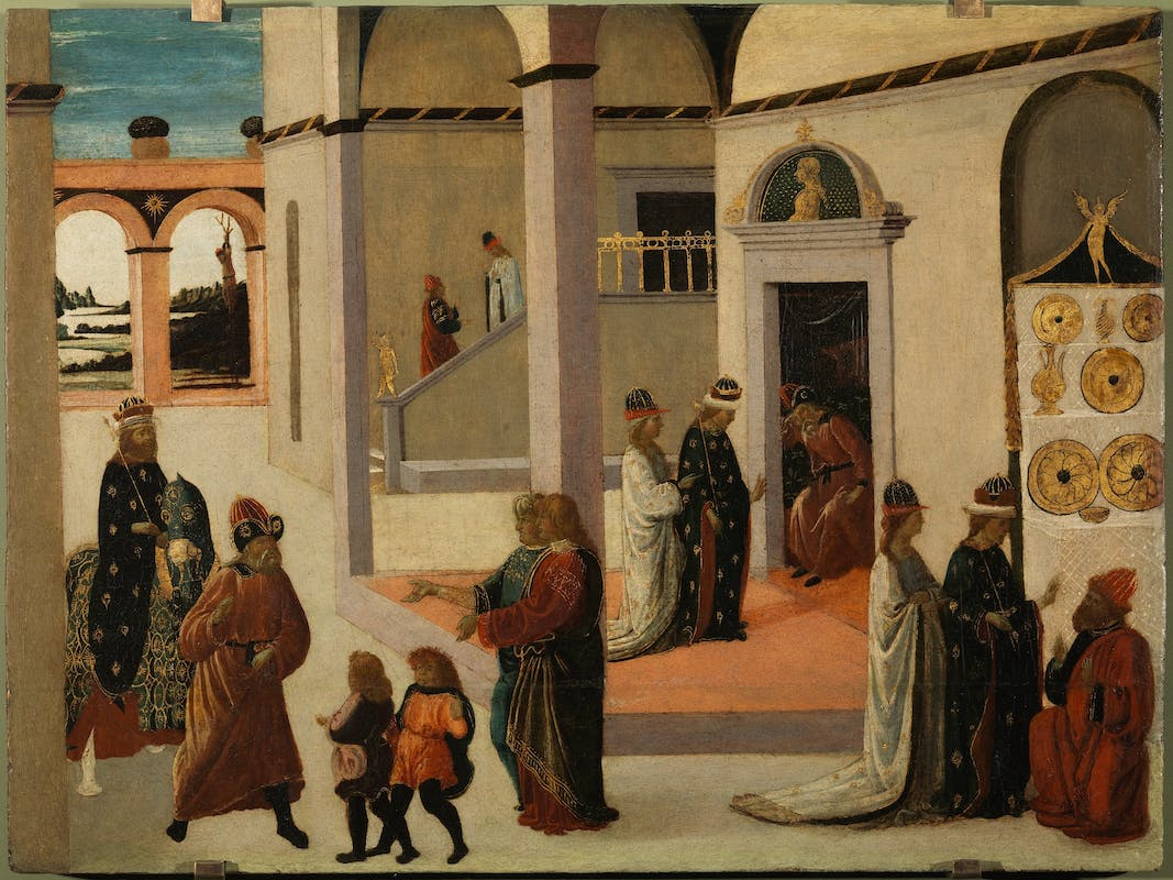 Il trionfo di Mardocheo di Jacopo del Sellaio