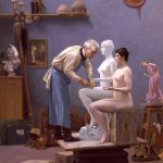 L'artiste et son modèle di Jean-Léon Gérôme