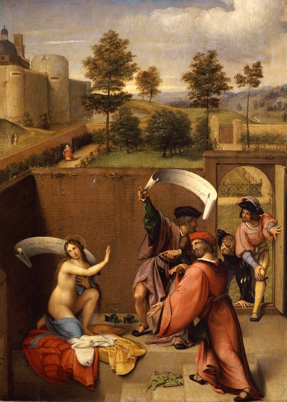 Susanna e i vecchioni di Lorenzo Lotto