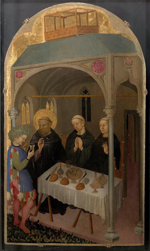 San Benedetto e il vino avvelenato di Niccolò di Pietro