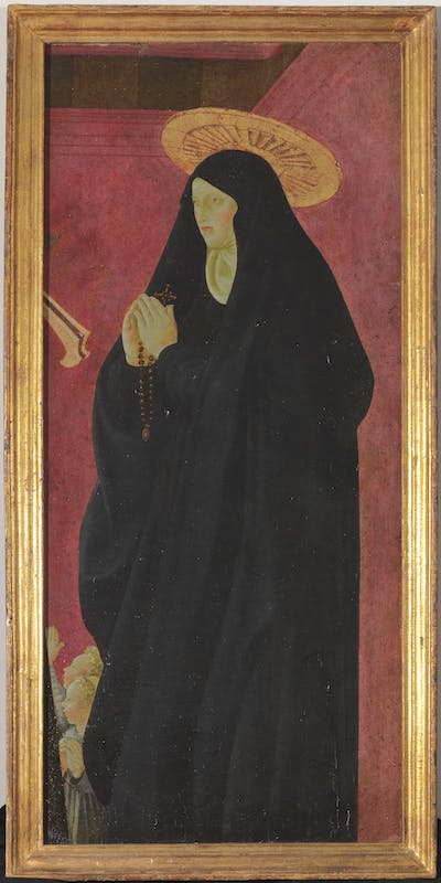 Santa Monica e due fanciulli oranti di Paolo Uccello