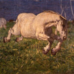 Cavallo al galoppo di Giovanni Segantini