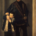 Ritratto di Giuseppe da Porto con il figlio Adriano di Paolo Caliari detto il Veronese