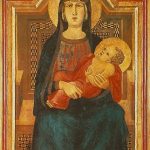 Madonna col Bambino di Ambrogio Lorenzetti della Val di Pesa