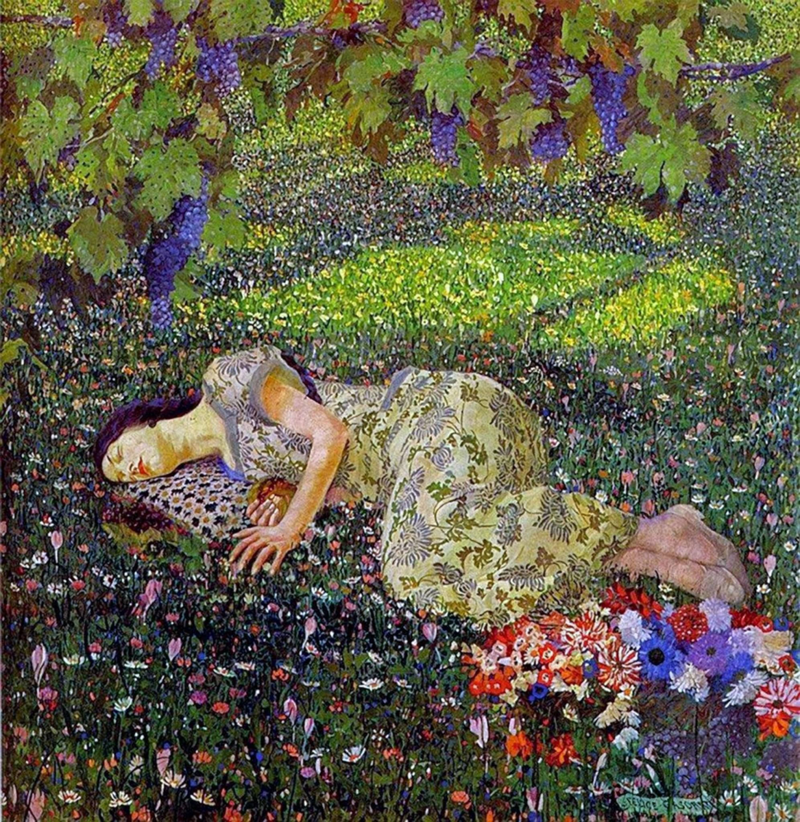Il sogno del melograno di Felice Casorati