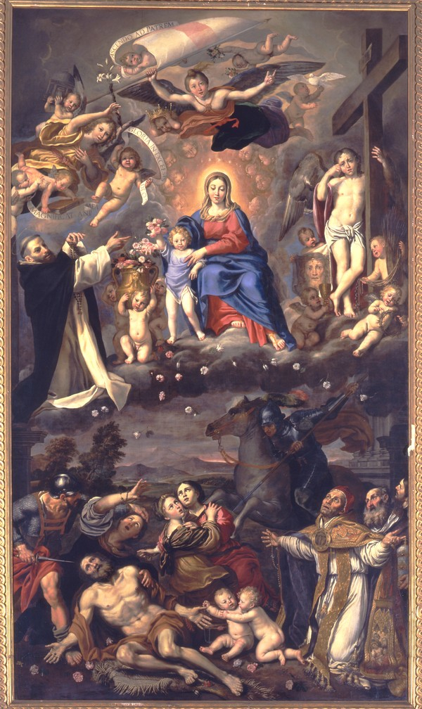 Madonna del Rosario di Domenico Zampieri detto il Domenichino