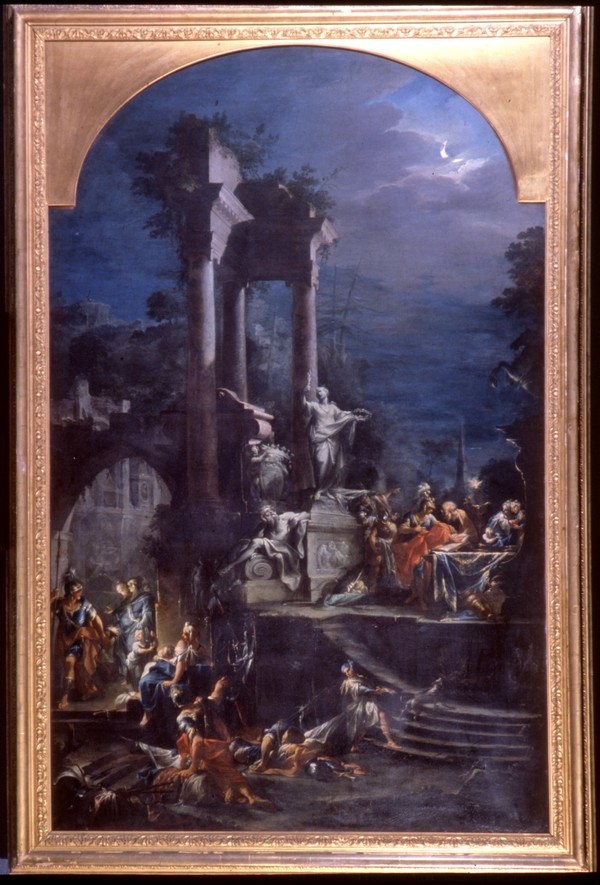 Tomba allegorica di John Campbell, Duca di Argyll di Francesco Monti