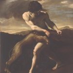 Sansone che sbrana il leone di Giovanni Lanfranco