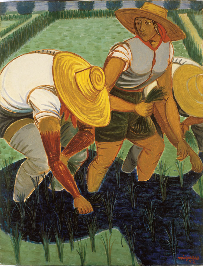 Mondine di Giuseppe Migneco
