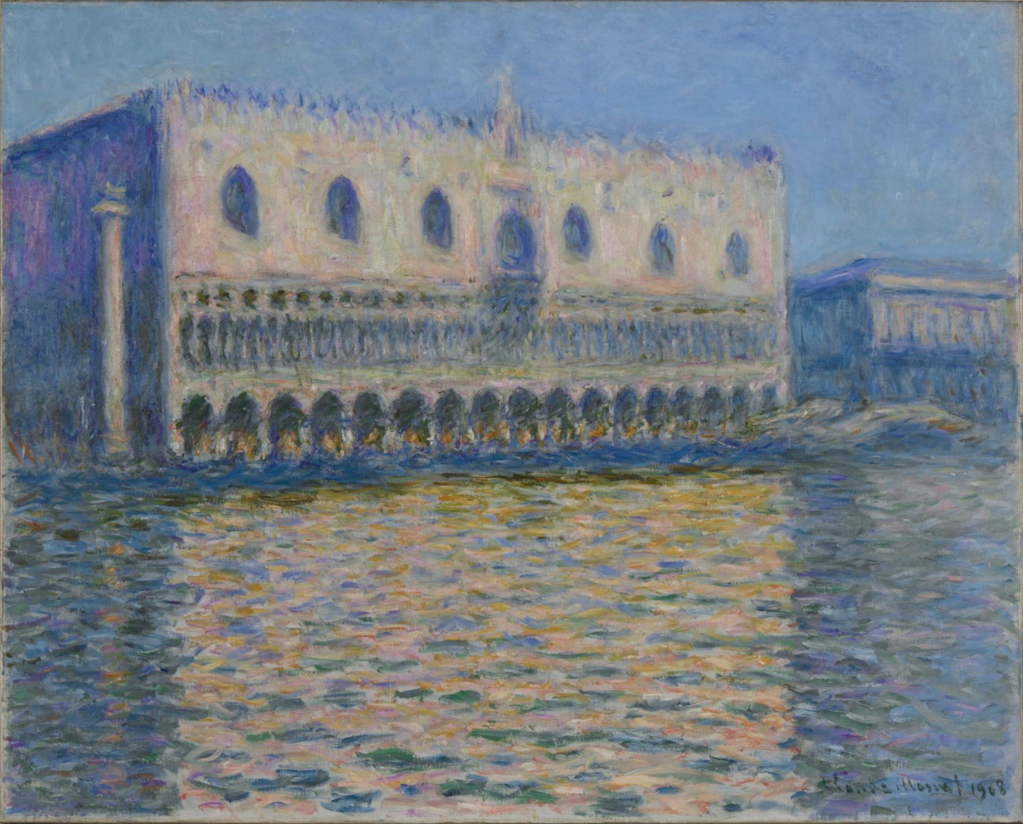 Il palazzo dei Dogi di Claude Monet
