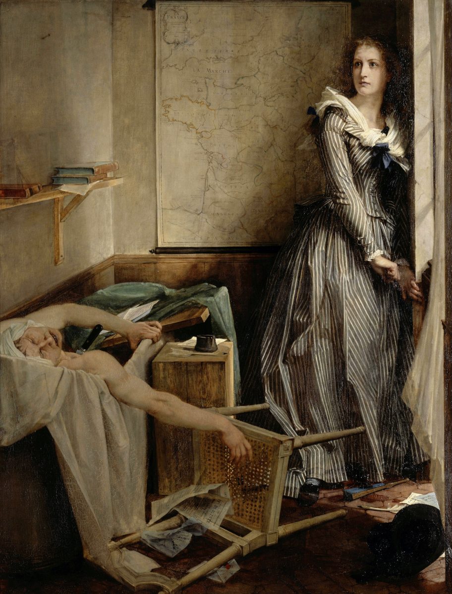 Charlotte Corday di Paul-Jacques-Aimé Baudry