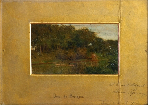 Bois De Boulogne di Telemaco Signorini