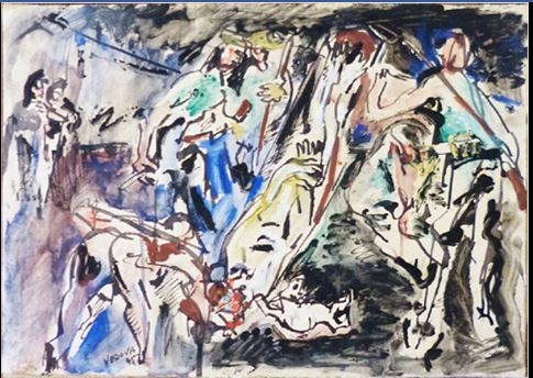 Morte di un partigiano di Emilio Vedova