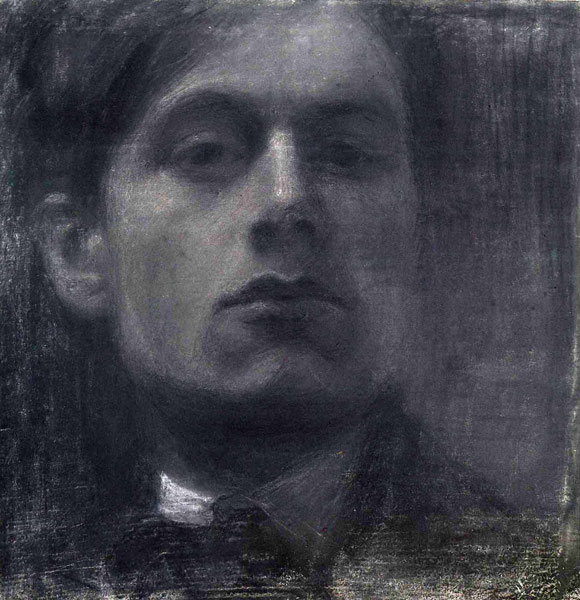 Autoritratto di Mario Sironi del 1904