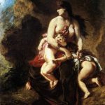 Medea uccide i suoi figli di Ferdinand Victor Eugène Delacroix