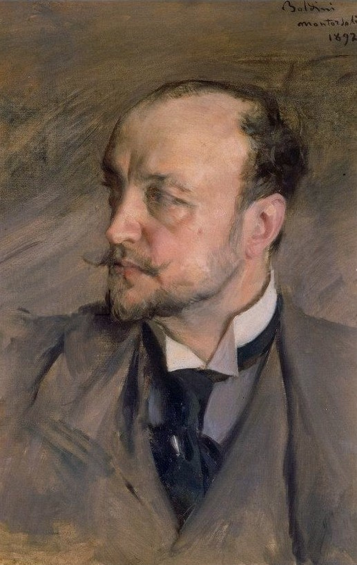 Autoritratto di Montorsoli di Giovanni Boldini, 1892, olio su tela, 56x36 cm, galleria degli Uffizi, Firenze